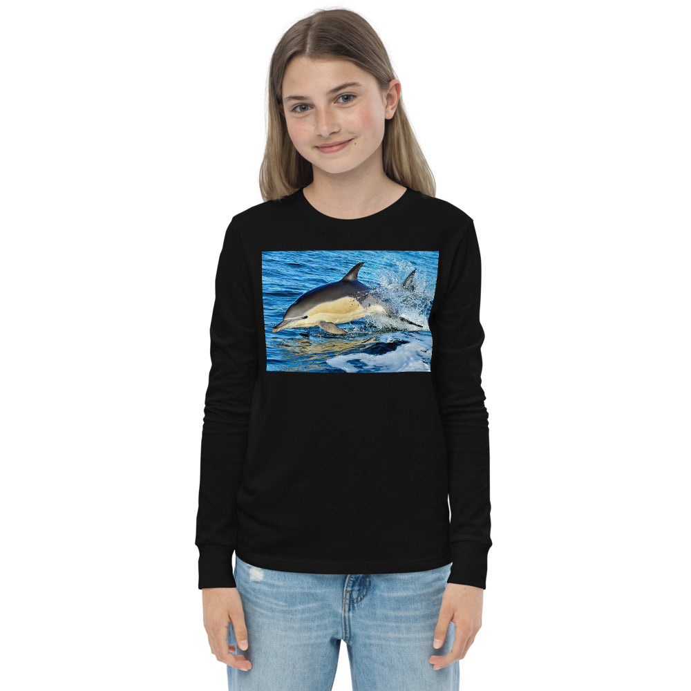 Premium Soft Long Sleeve - Dolphin Splash