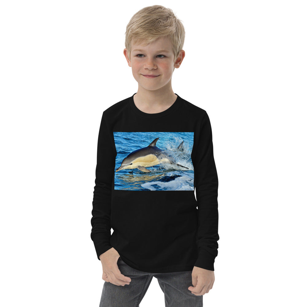 Premium Soft Long Sleeve - Dolphin Splash