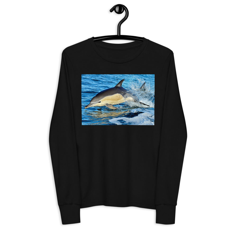 Premium Soft Long Sleeve - Dolphin Splash