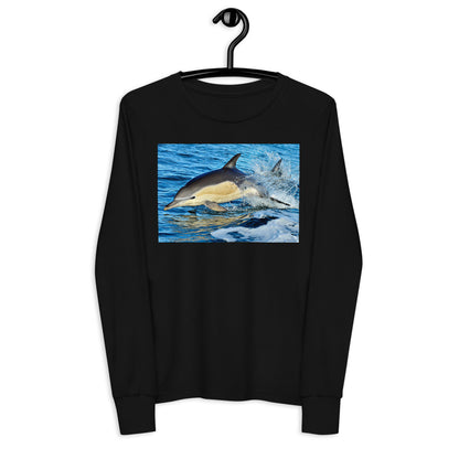 Premium Soft Long Sleeve - Dolphin Splash