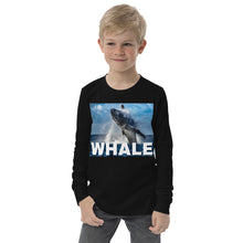 Load image into Gallery viewer, Premium Soft Long Sleeve - Humpback Whale Playing
