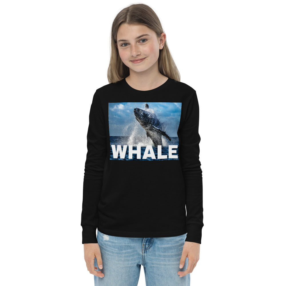 Premium Soft Long Sleeve - Humpback Whale Playing