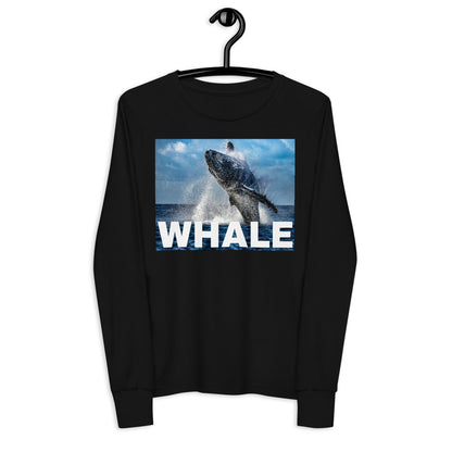 Premium Soft Long Sleeve - Humpback Whale Playing