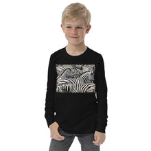 Load image into Gallery viewer, Premium Soft Long Sleeve - Sharp Dressed Zebra
