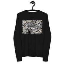 Load image into Gallery viewer, Premium Soft Long Sleeve - Sharp Dressed Zebra
