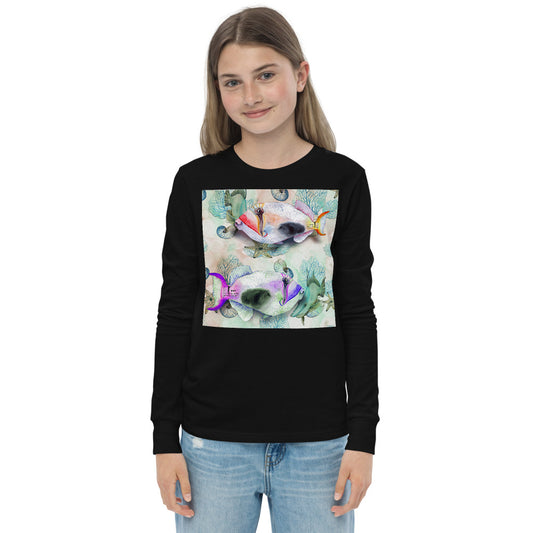 Premium Soft Long Sleeve - Painted Fish