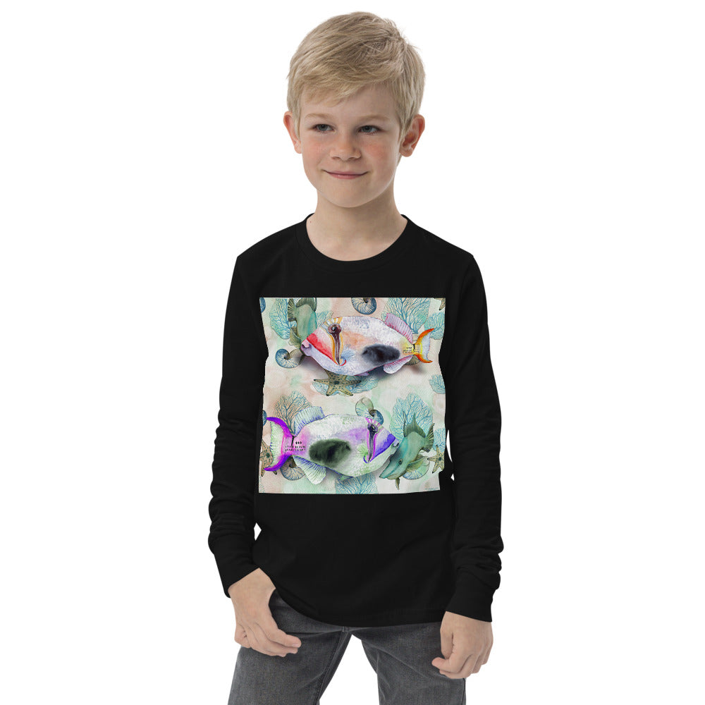 Premium Soft Long Sleeve - Painted Fish
