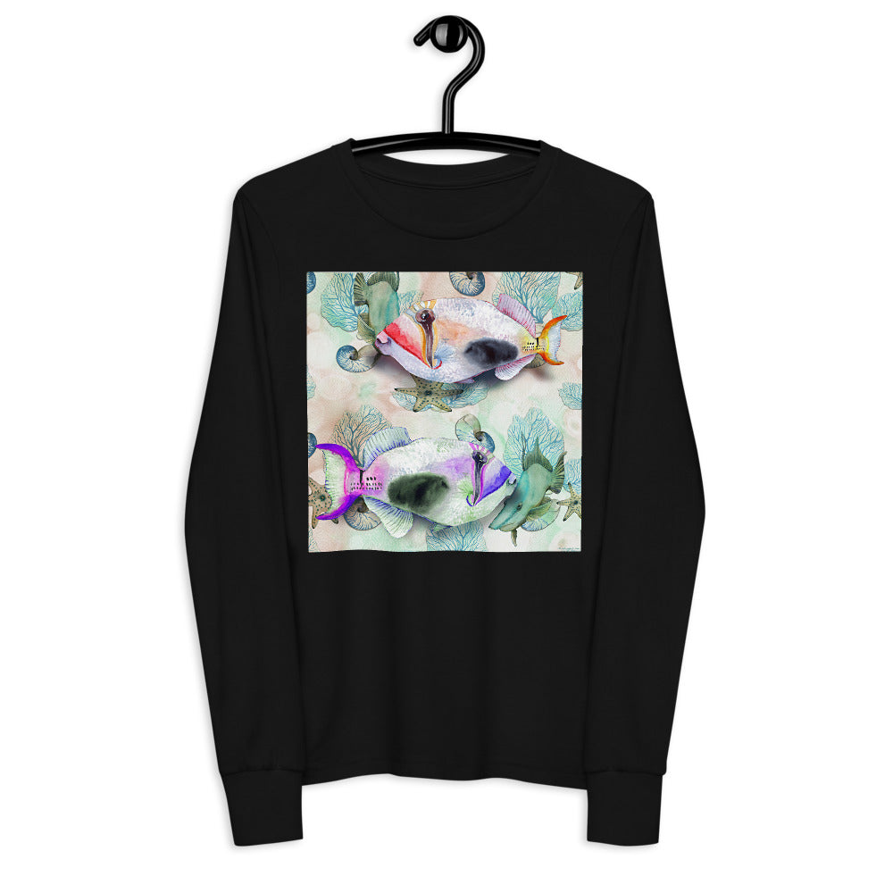 Premium Soft Long Sleeve - Painted Fish