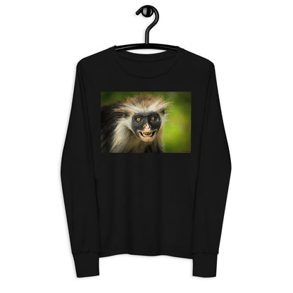 Premium Soft Long Sleeve - FRONT Only: Crazy Monkey
