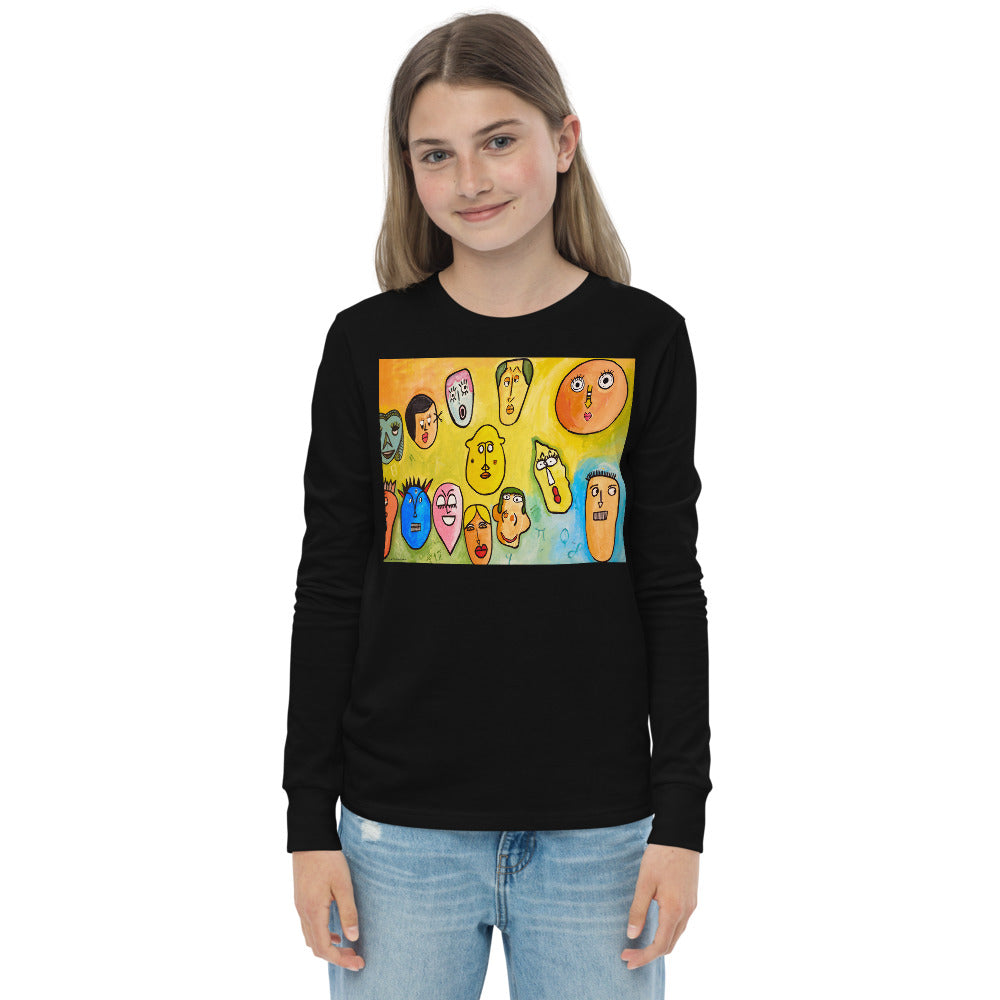 Premium Soft Long Sleeve - Funny Faces