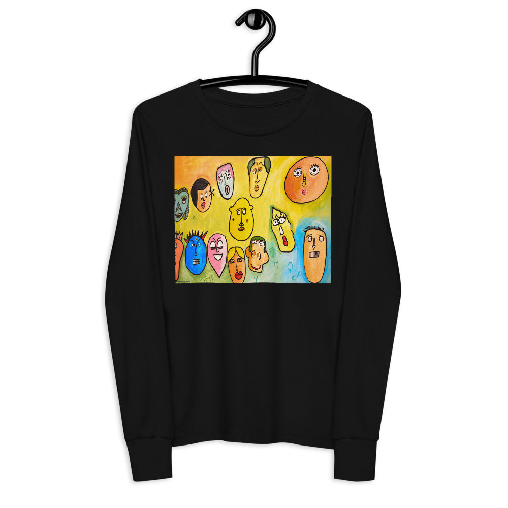 Premium Soft Long Sleeve - Funny Faces