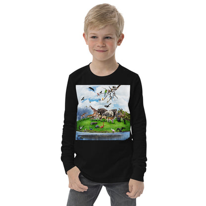 Premium Soft Long Sleeve - A bunch of Animals
