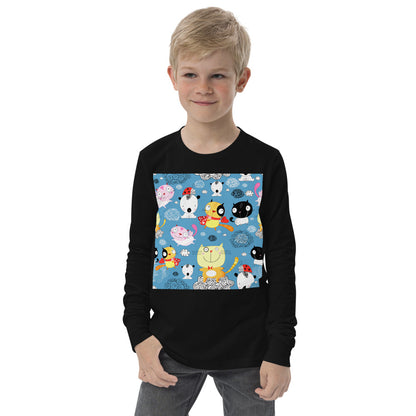 Premium Soft Long Sleeve - Happy Cats