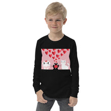 Load image into Gallery viewer, Premium Soft Long Sleeve - Pink Cat Love
