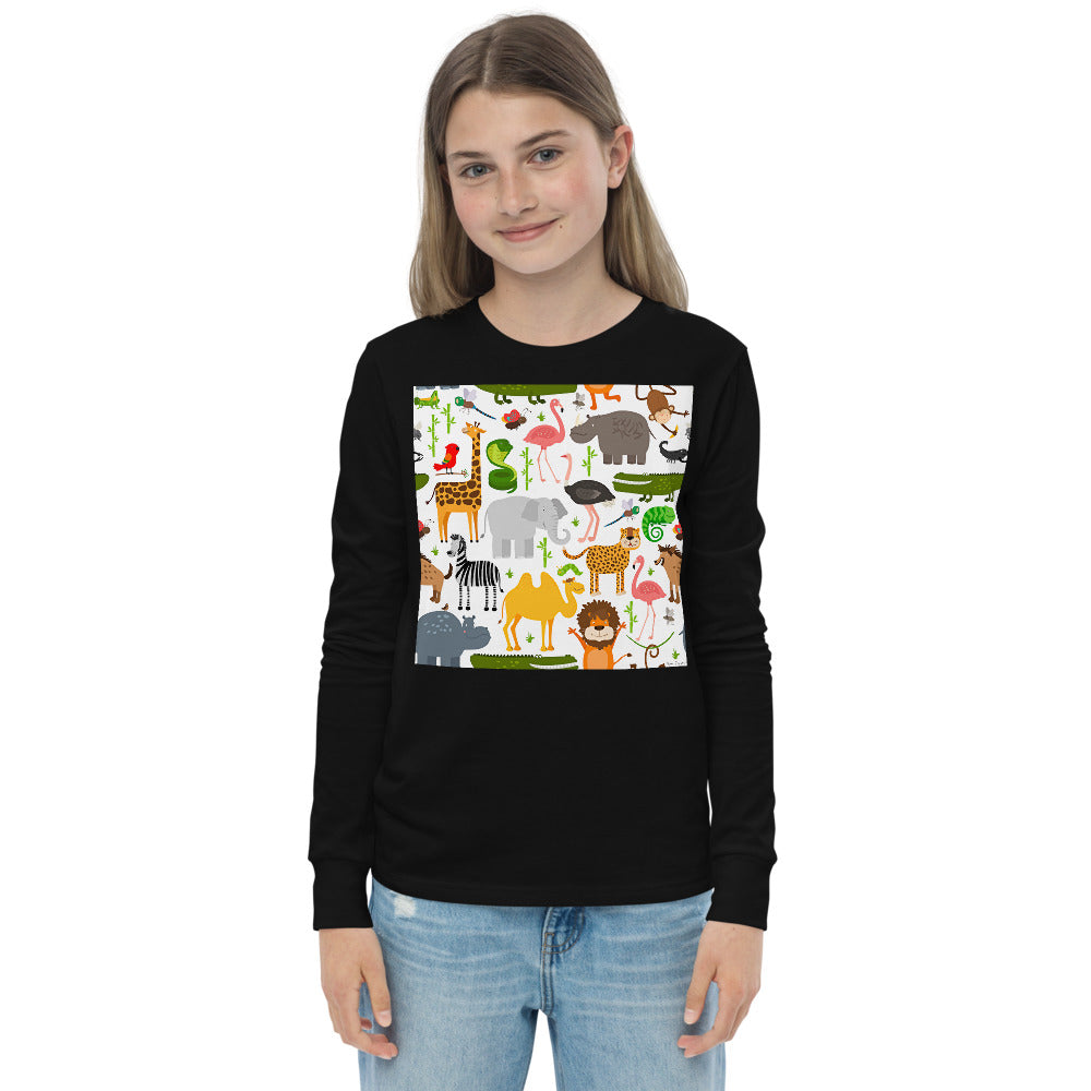 Premium Soft Long Sleeve - It's All Happening at the Zoo