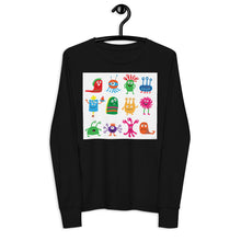 Load image into Gallery viewer, Premium Soft Long Sleeve - Funny Space Monsters
