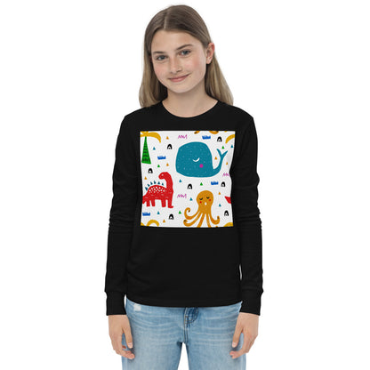 Premium Soft Long Sleeve - An Octopus, a Dino & a Whale...