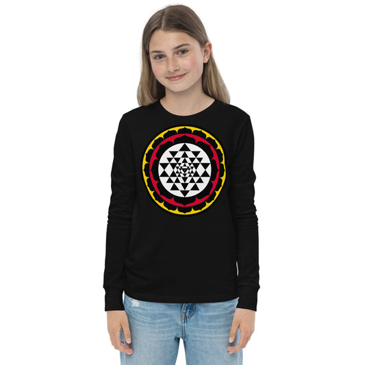 Premium Soft Long Sleeve - Lotus Sri Yantra
