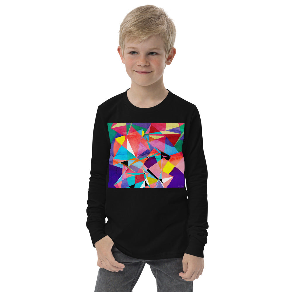 Premium Soft Long Sleeve - Abstract Triangles