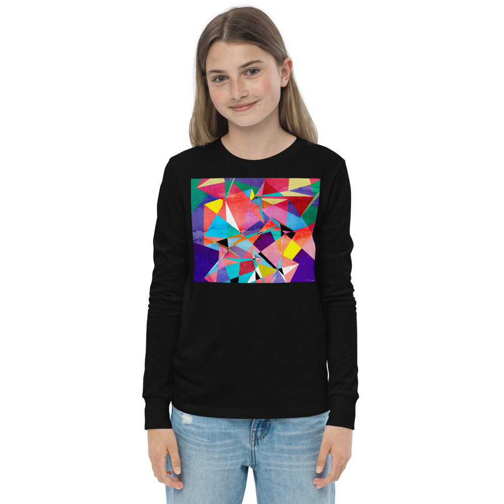 Premium Soft Long Sleeve - Abstract Triangles