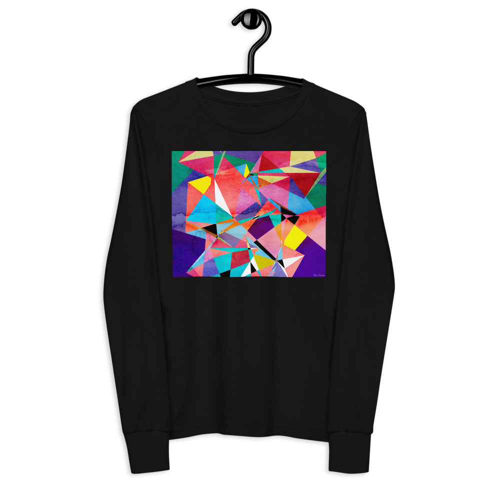 Premium Soft Long Sleeve - Abstract Triangles