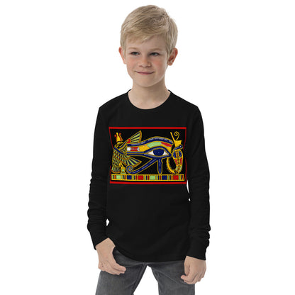 Premium Long Sleeve - Original Eye of Horus Papyrus: Color Restoration