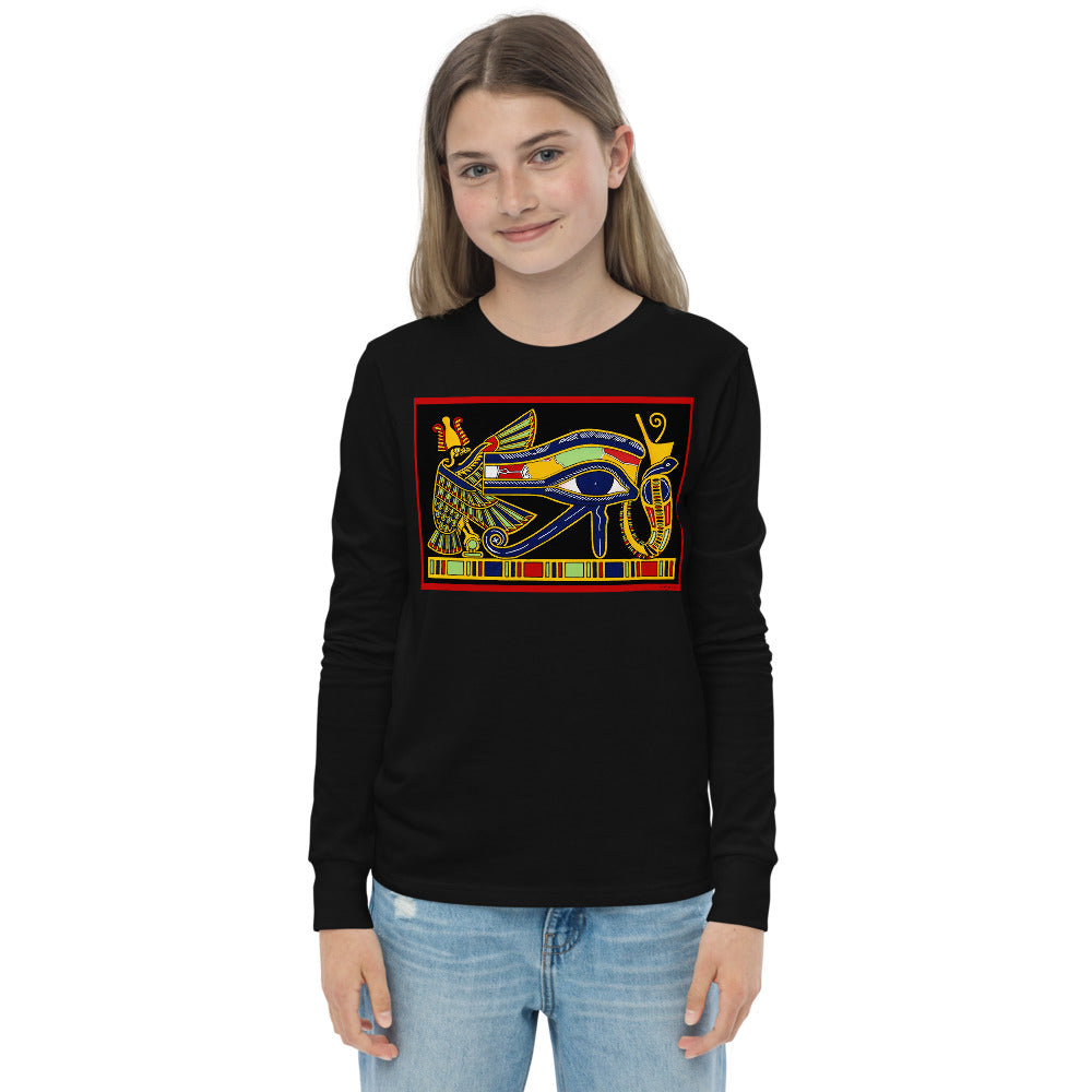 Premium Long Sleeve - Original Eye of Horus Papyrus: Color Restoration