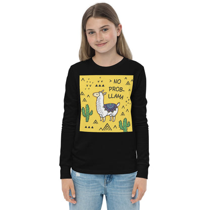 Premium Long Sleeve - NO PROB-LLAMA