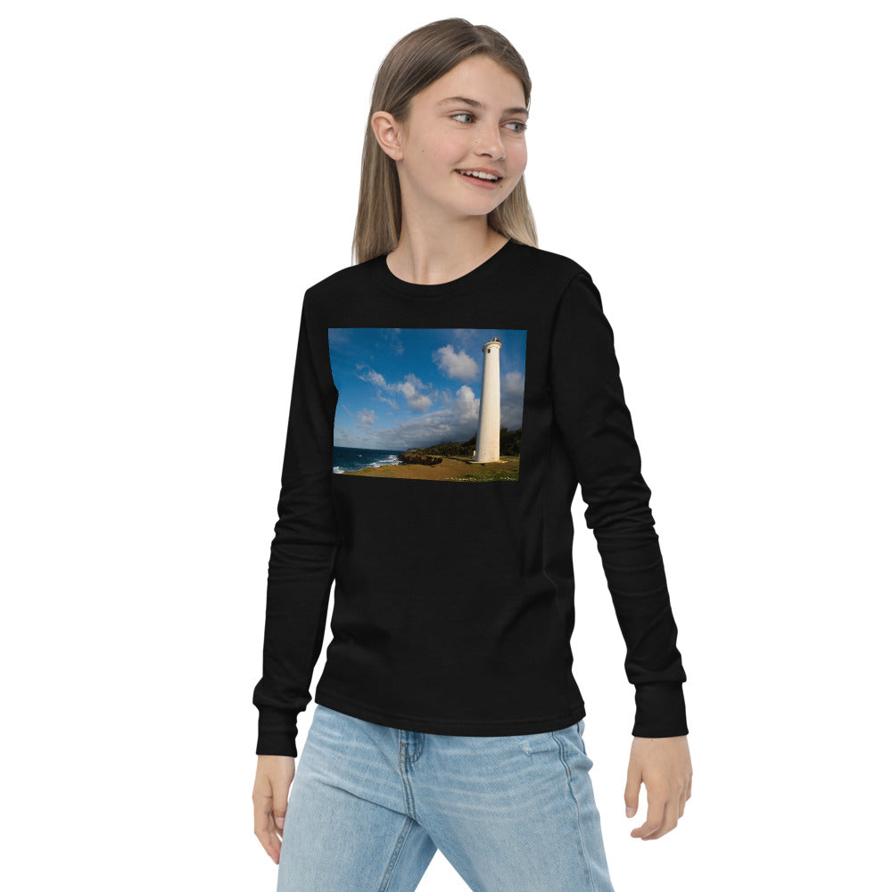 Premium Soft Long Sleeve - North Point Lighthouse: Big Island Hawaii