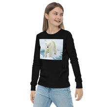 Load image into Gallery viewer, Premium Soft Long Sleeve - Polar Bear on Ice
