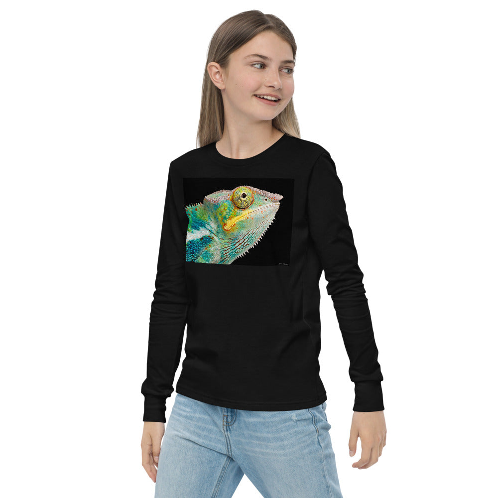 Premium Soft Long Sleeve - Chameleon Close Up