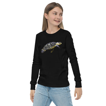Premium Soft Long Sleeve - Flathead Sea Turtle