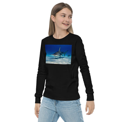 Premium Soft Long Sleeve - Swimming with Hammerheads