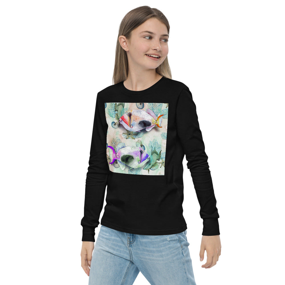 Premium Soft Long Sleeve - Painted Fish