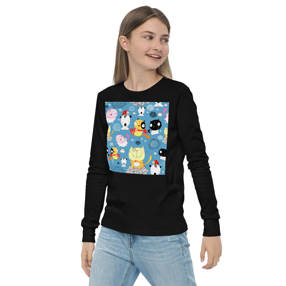 Premium Soft Long Sleeve - Happy Cats