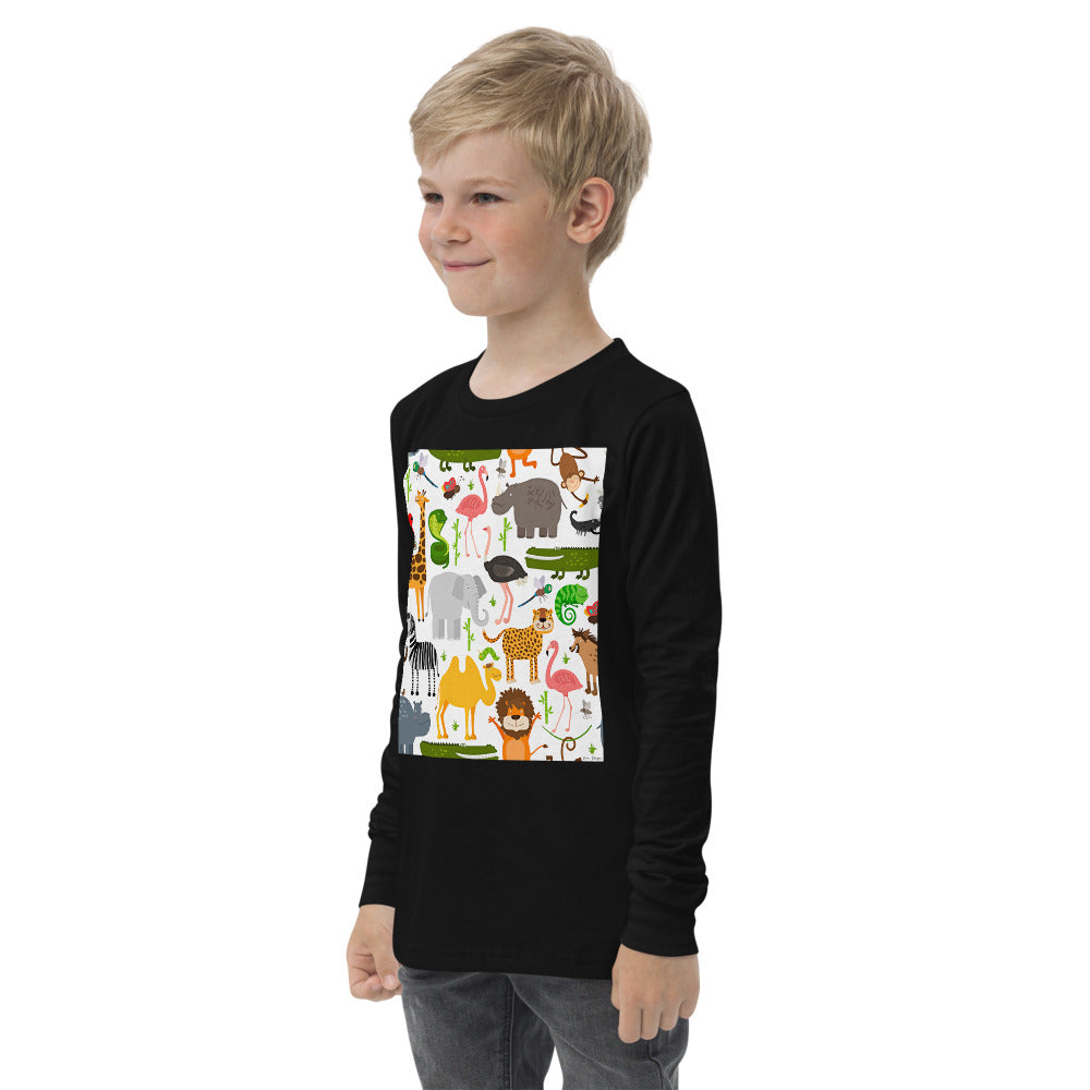 Premium Soft Long Sleeve - It's All Happening at the Zoo