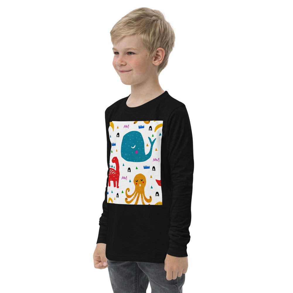 Premium Soft Long Sleeve - An Octopus, a Dino & a Whale...