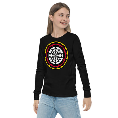 Premium Soft Long Sleeve - Lotus Sri Yantra