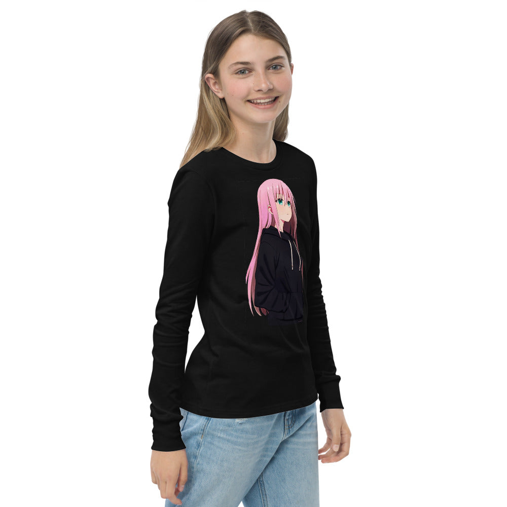 Premium Soft Long Sleeve - Pink Haired Anime Girl