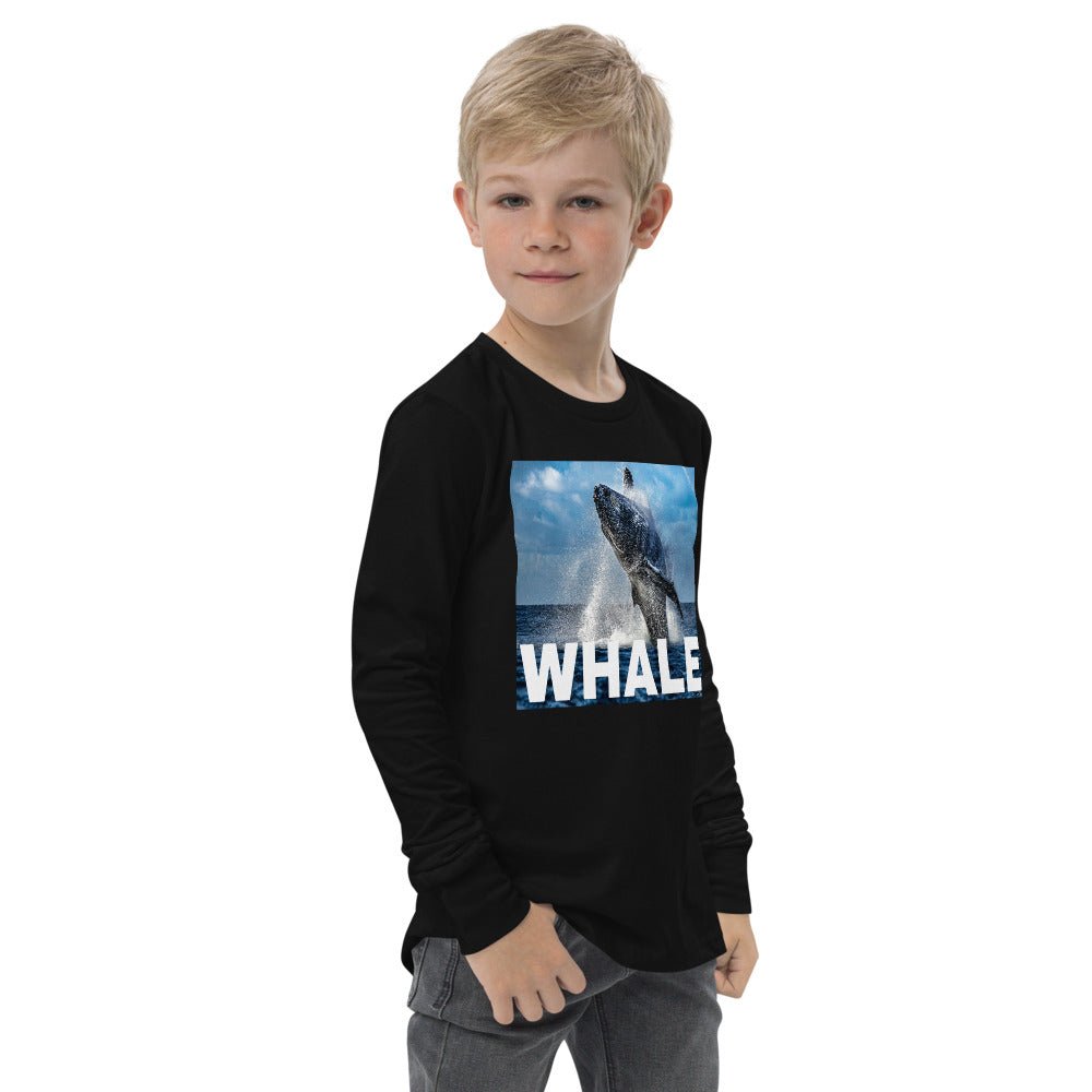 Premium Soft Long Sleeve - Humpback Whale Playing