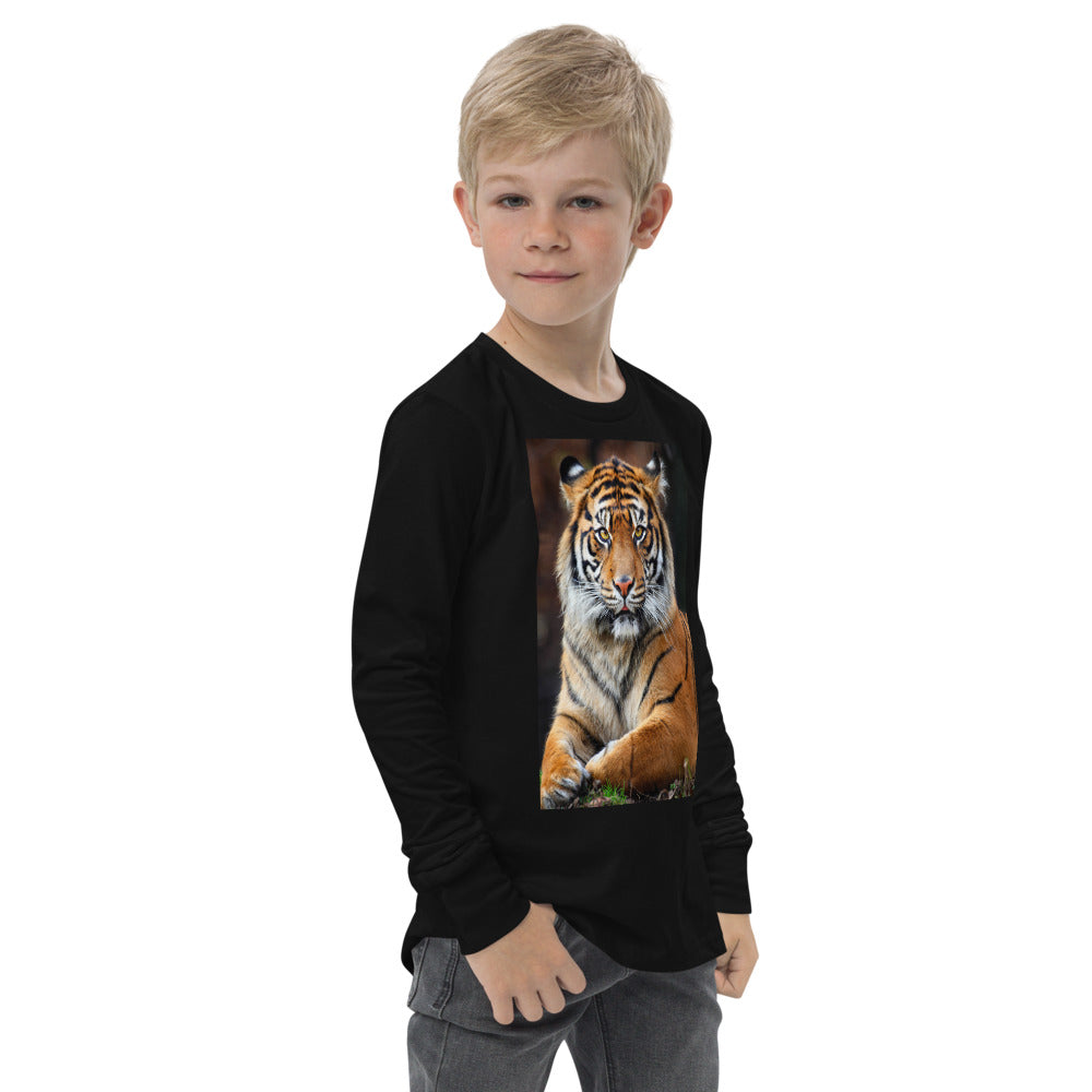 Premium Soft Long Sleeve - FRONT Only: Big Tiger