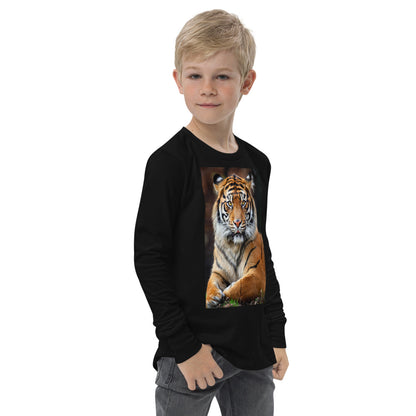 Premium Soft Long Sleeve - FRONT Only: Big Tiger