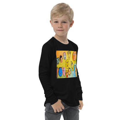 Premium Soft Long Sleeve - Funny Faces