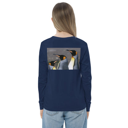 Premium Soft Long Sleeve - FRONT & BACK: Emperor Penguins