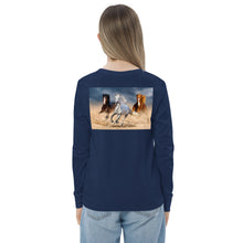 Load image into Gallery viewer, Premium Soft Long Sleeve - FRONT &amp; BACK: We Need to Talk &amp; Galloping Horses
