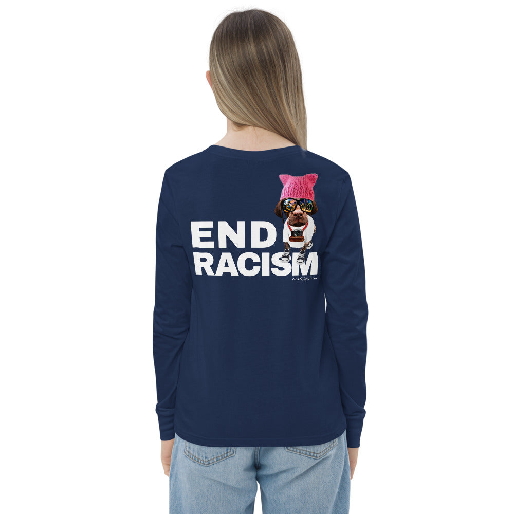 Premium Long Sleeve - FRONT & BACK: All Life Matters - End Racism