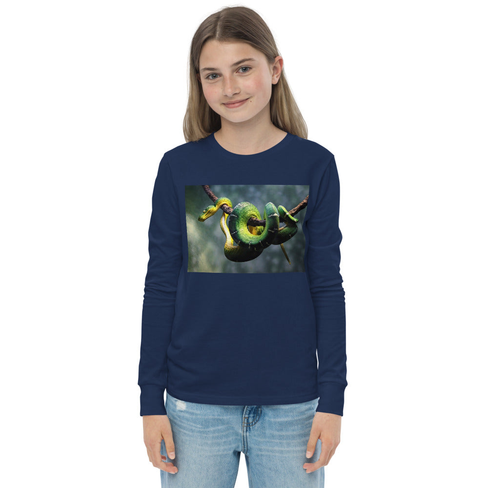 Premium Soft Long Sleeve - Green Tree Python