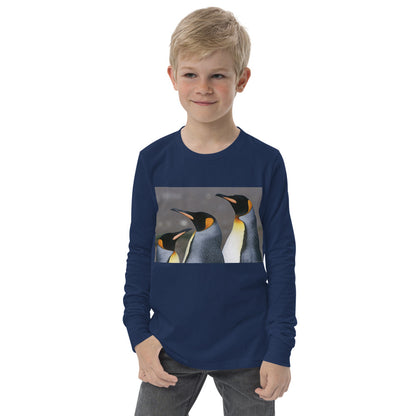 Premium Soft Long Sleeve - Three Emperor Penguins