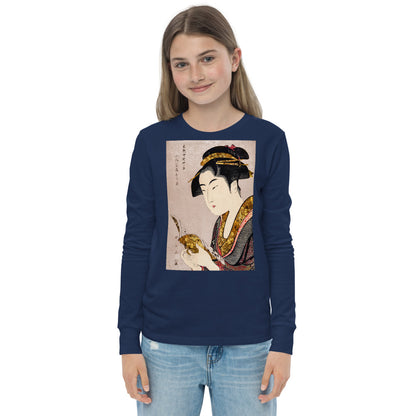 Premium Soft Long Sleeve - Japanese Lady Reading
