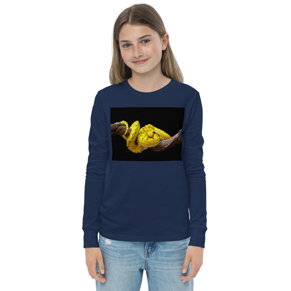 Premium Soft Long Sleeve - Yellow Green Tree Python
